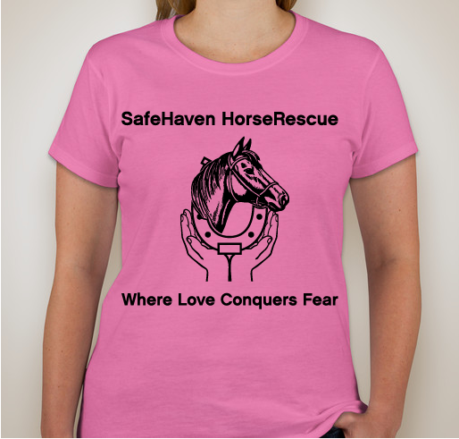 SafeHaven HorseRescue Fundraiser - unisex shirt design - front