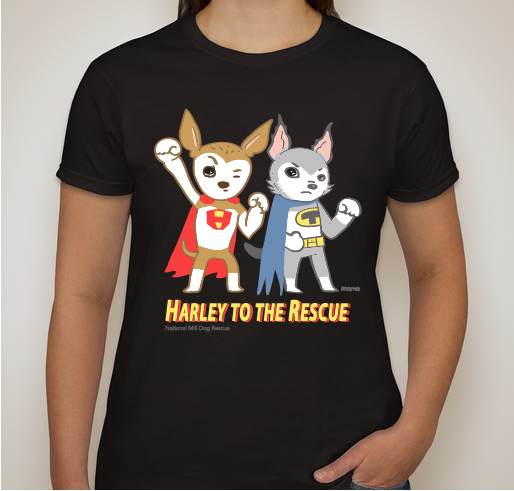 Harley to the Rescue Fundraiser - unisex shirt design - front