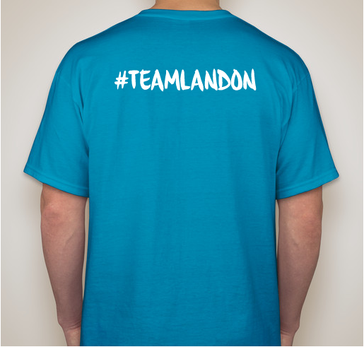 Landon Plunge Fundraiser - unisex shirt design - back