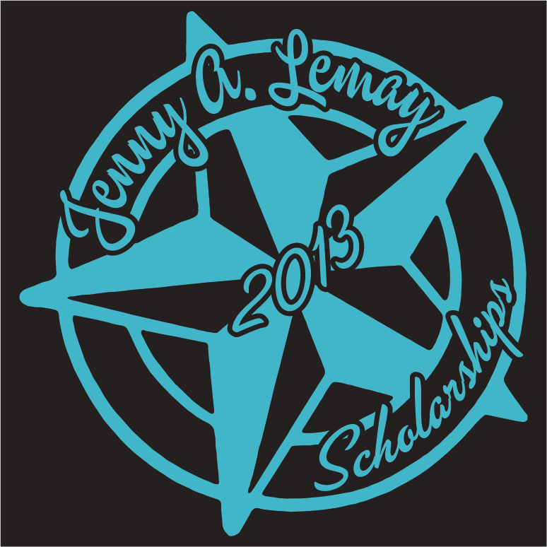 Jenny A. Lemay Scholarship Fund shirt design - zoomed