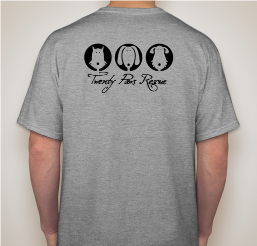 Big Heart Fundraiser - unisex shirt design - back