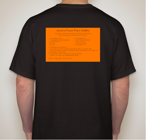Team Jacob 2014 Fundraiser - unisex shirt design - back