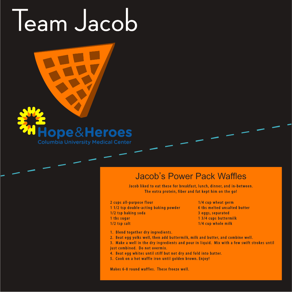 Team Jacob 2014 shirt design - zoomed
