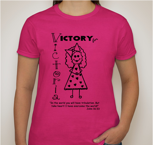 Victory for Victoria Fundraiser - unisex shirt design - front