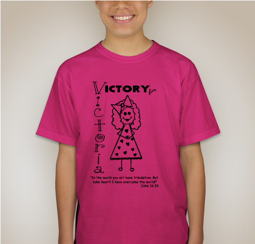 Victory for Victoria Fundraiser - unisex shirt design - back