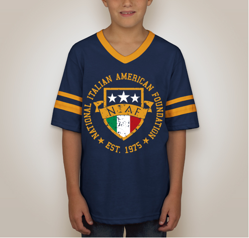 the National Italian American Foundation Fundraiser - unisex shirt design - back