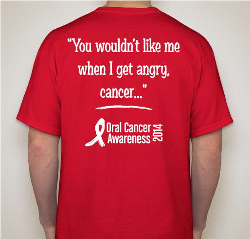 Jimbo's Cancer Support Team Fundraiser - unisex shirt design - back