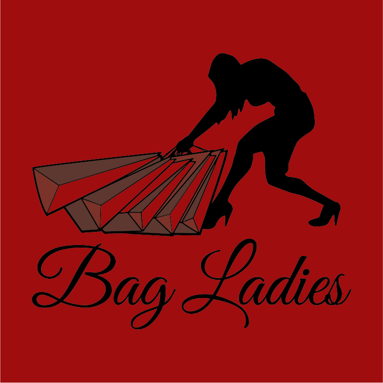 Bag ladies production group shirt design - zoomed