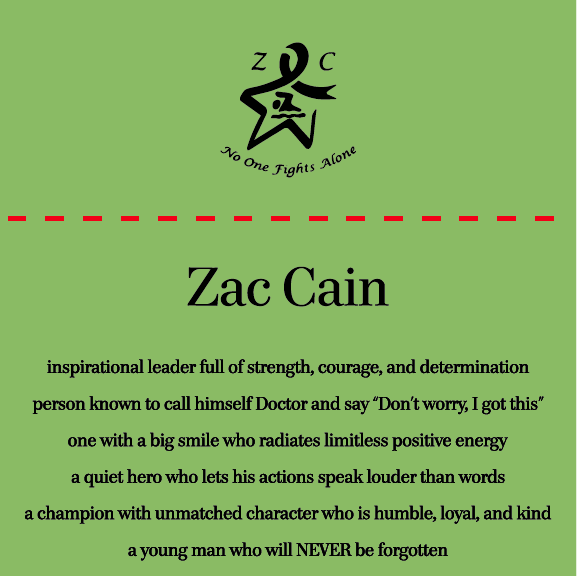 Zac Cain shirt design - zoomed