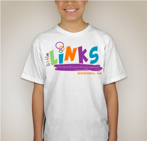 Little Links Fundraiser - unisex shirt design - back