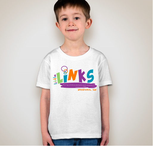 Little Links Fundraiser - unisex shirt design - front