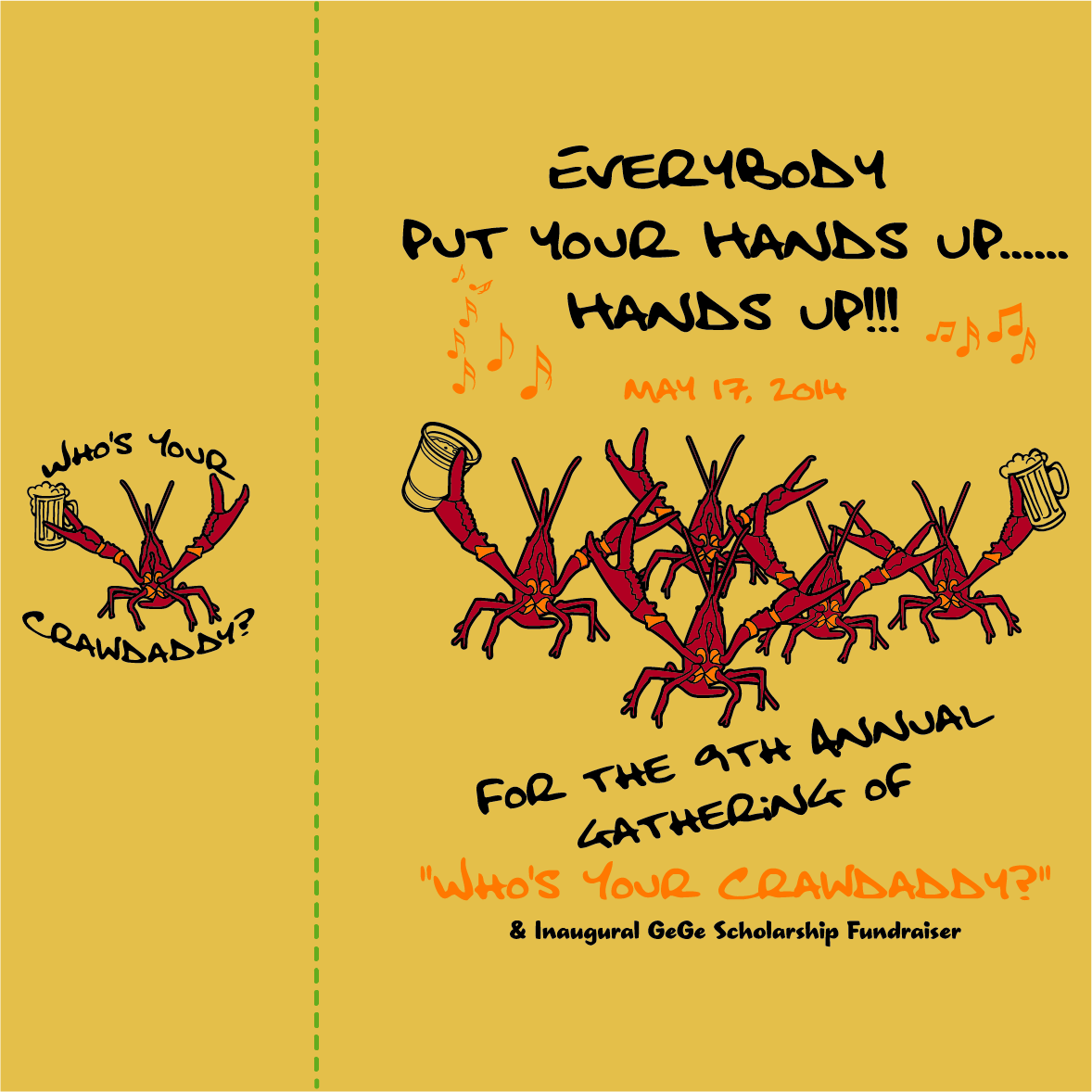 Who's Your Crawdaddy? shirt design - zoomed