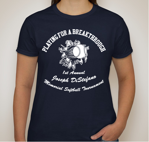 Joseph DiStefano Memorial Softball Tournament Fundraiser - unisex shirt design - front
