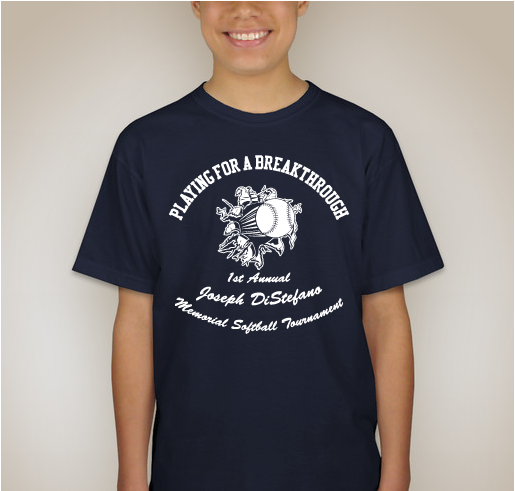 Joseph DiStefano Memorial Softball Tournament Fundraiser - unisex shirt design - back
