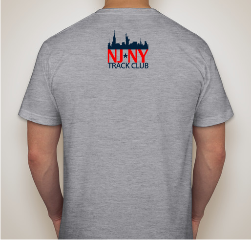 NJ*NY Track Club Fundraiser - unisex shirt design - back
