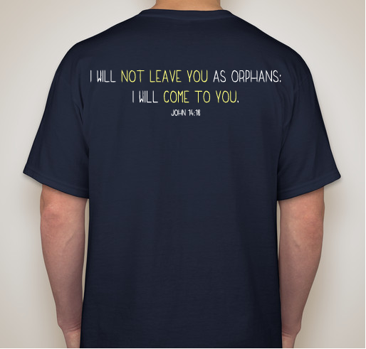 Mathan & Kara Wolf's Adoption Fundraiser - unisex shirt design - back