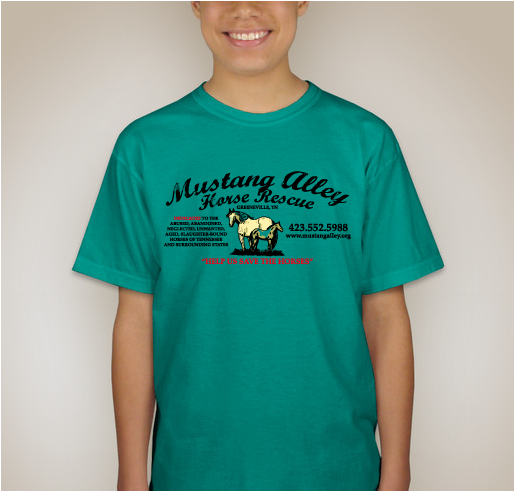 Mustang Alley Horse Rescue, Inc Fundraiser Fundraiser - unisex shirt design - back
