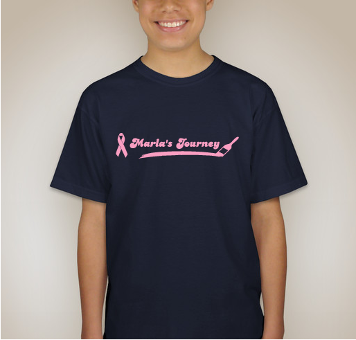 Marla Jayne's Journey Fundraiser - unisex shirt design - back