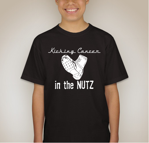 Kicking Cancer in the NUTZ! Fundraiser - unisex shirt design - back
