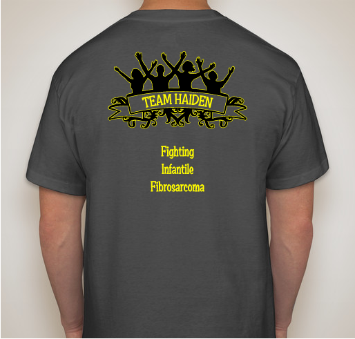 Team Haiden Fundraiser - unisex shirt design - back