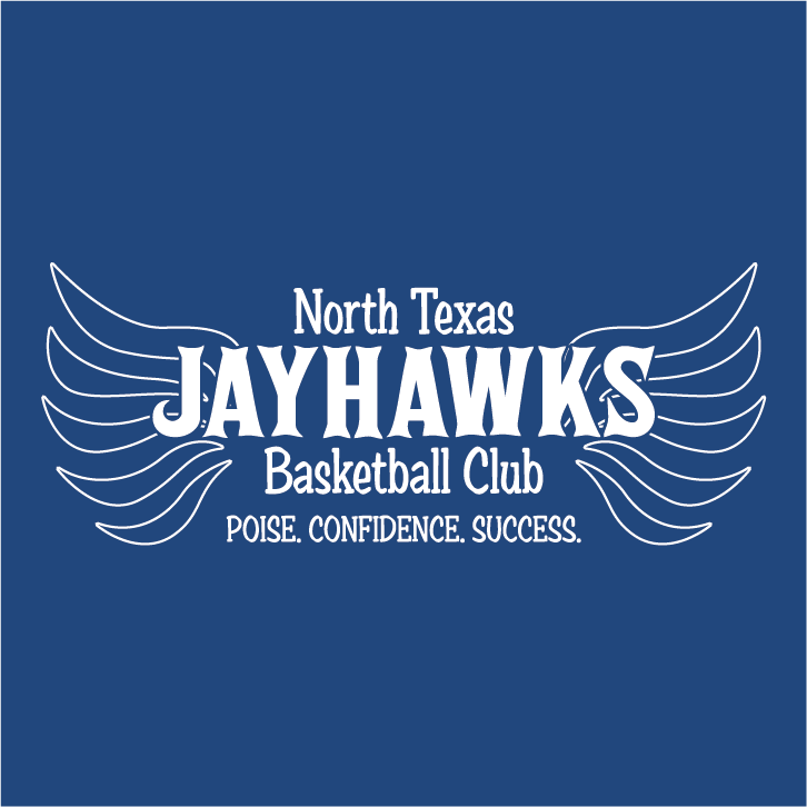 North Texas Jayhawks Basketball Club t-shirt sale! shirt design - zoomed