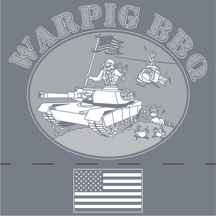 WarPig BBQ Cooking Team shirt design - zoomed