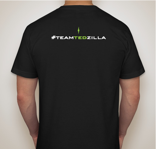 #teamtedzilla Fundraiser - unisex shirt design - back