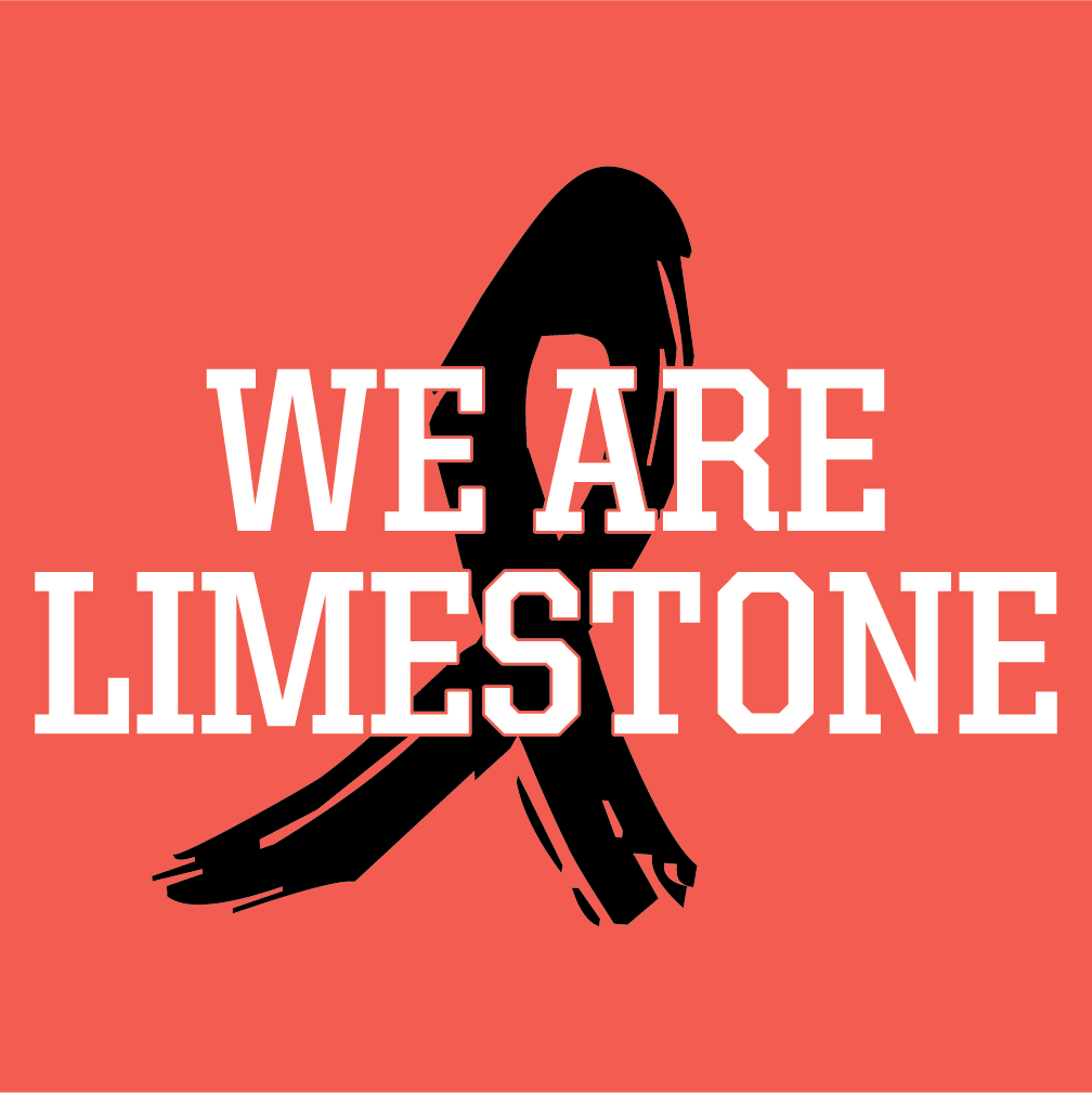 We Are Limestone shirt design - zoomed