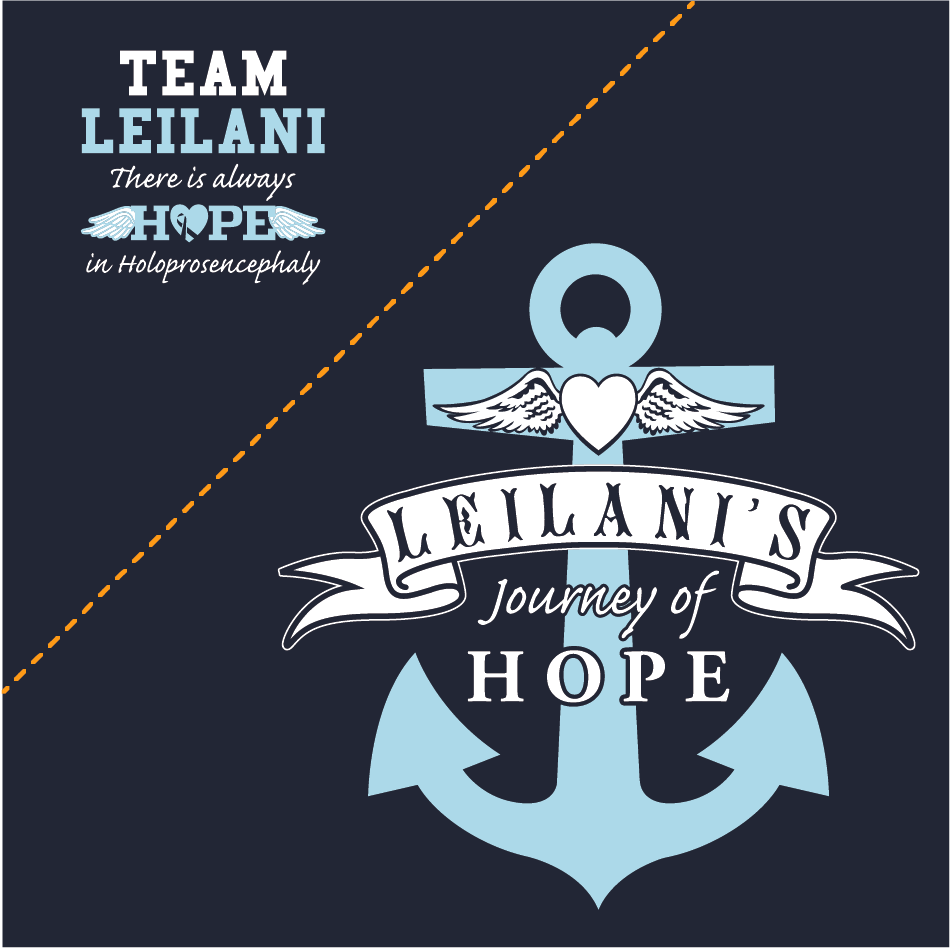 Leilani's Trip Fund shirt design - zoomed
