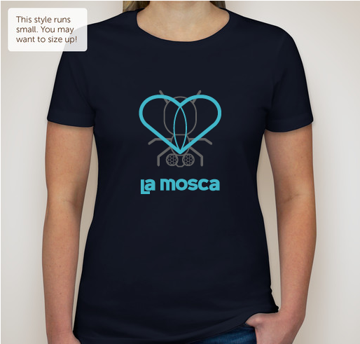 LOVE La Mosca Fundraiser - unisex shirt design - back