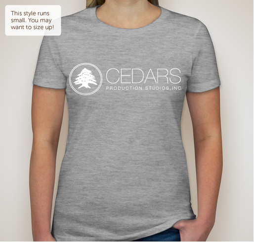 Cedars Production Studios Tee Shirt Fundraiser Fundraiser - unisex shirt design - front