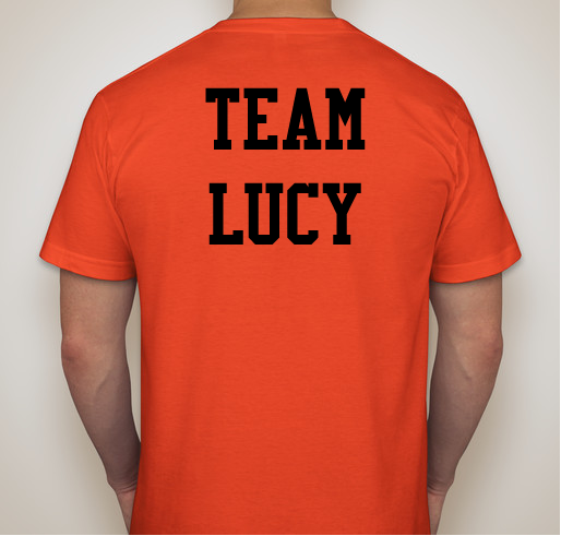 TEAM LUCY!!! Fundraiser - unisex shirt design - back