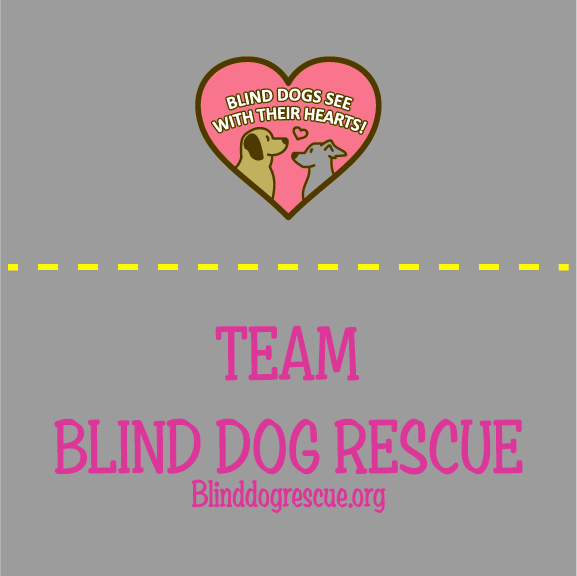 Help Support The Blind Dog Res shirt design - zoomed