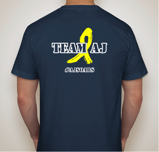 AJ Soars! Fundraiser - unisex shirt design - back