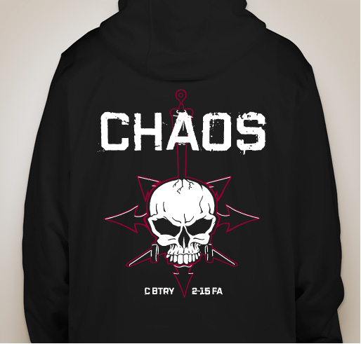 CHAOS Battery Gear Sale Fundraiser - unisex shirt design - back