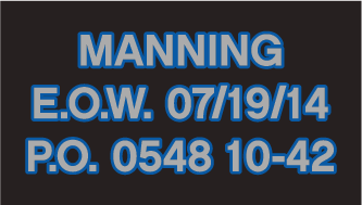 10-42 Det. Lin Manning, badge number 0548, EOW 07/19/14 shirt design - zoomed