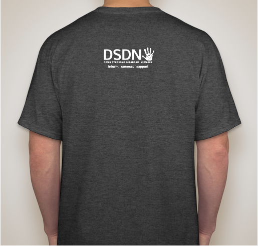 Rock On with DSDN Fundraiser - unisex shirt design - back