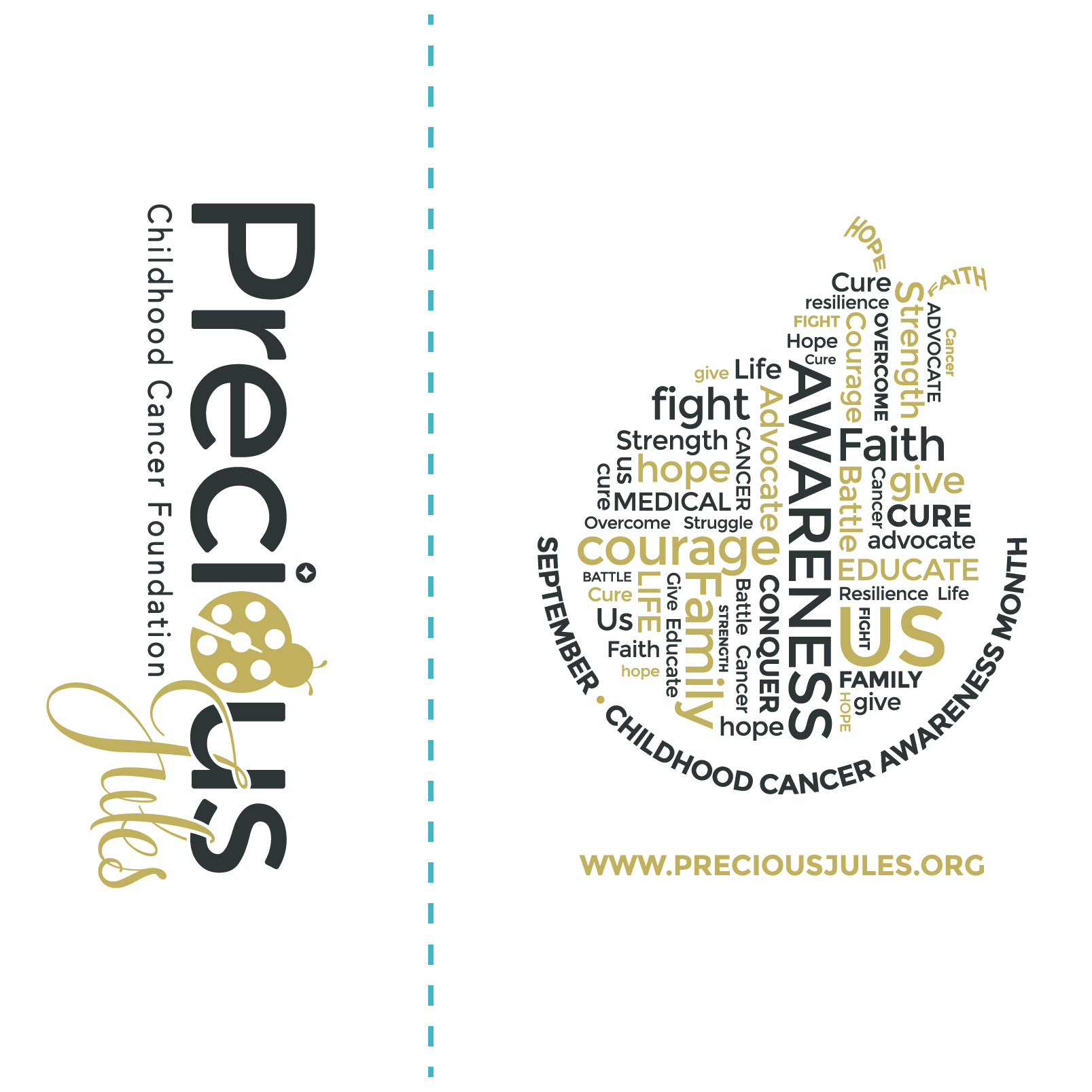 Precious Jules Childhood Cancer Awareness Month Fundraiser shirt design - zoomed