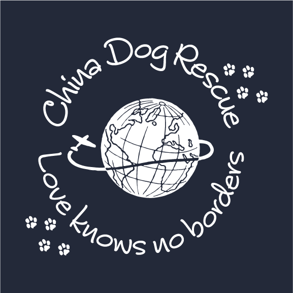 Golden Retrievers in Need: China Dog Rescue Fundraiser shirt design - zoomed