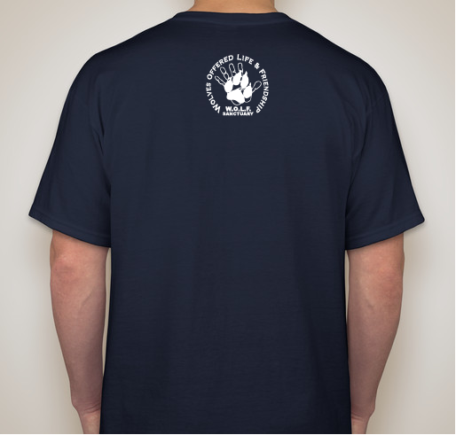Help Move the Wolf Sanctuary Fundraiser - unisex shirt design - back