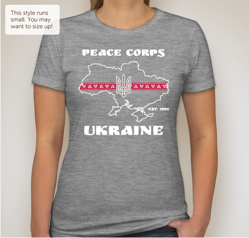 RPCV Alliance for Ukraine Fundraiser - unisex shirt design - front