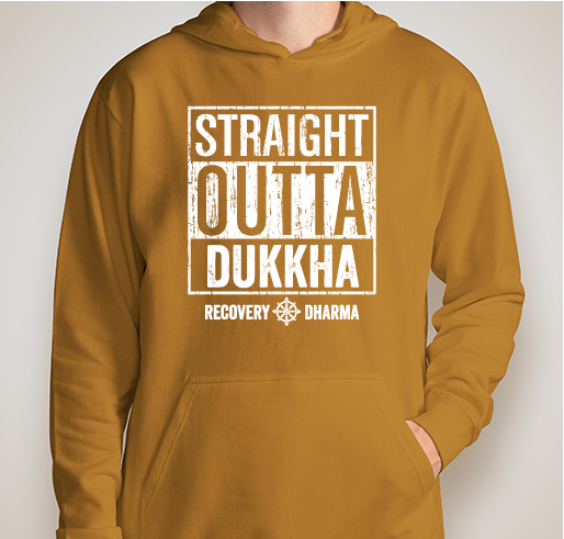 Lightweight Hoodies + Shirts [Outta Dukkha] Fundraiser - unisex shirt design - front