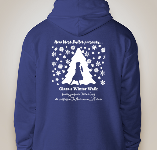 Clara's Winter Walk Garb Fundraiser - unisex shirt design - back