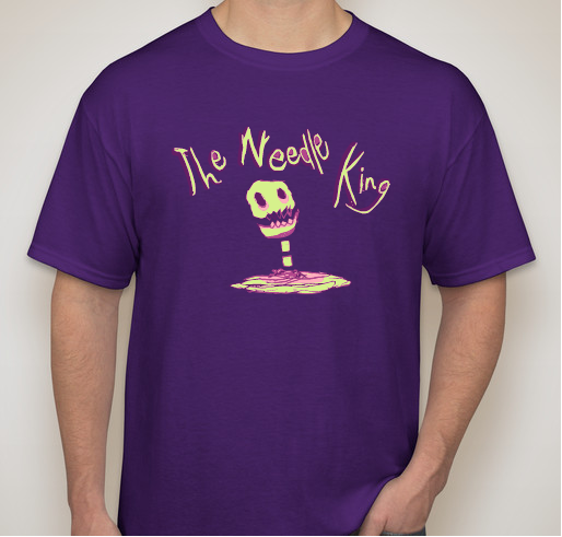 Liam Agans, The Needle King Original Art T Shirt Fundraiser 2101 Fundraiser - unisex shirt design - front