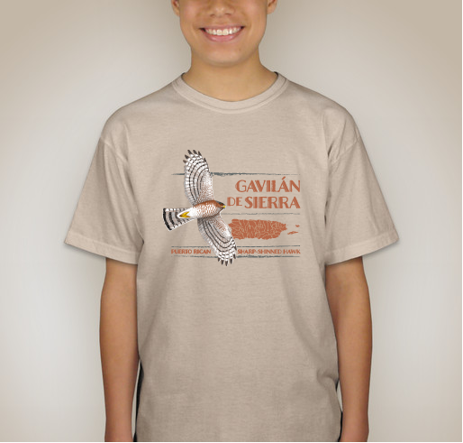 Saving the Puerto Rican Sharp-shinned Hawk! Fundraiser - unisex shirt design - small