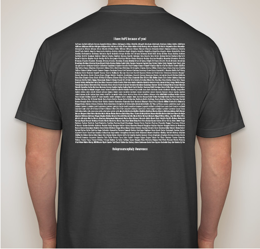 Families for HoPE Fundraiser - unisex shirt design - back