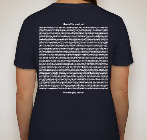 Families for HoPE Fundraiser - unisex shirt design - back