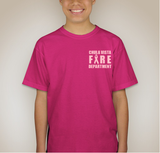 Chula Vista Firefighters Are Passionately Pink® in October Fundraiser - unisex shirt design - back
