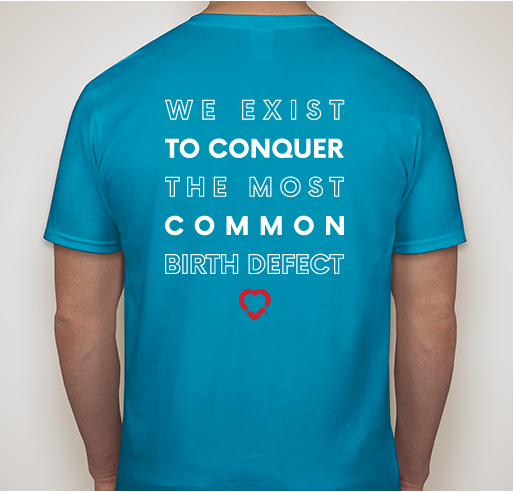 Heart Month 2021 - Conquering Fundraiser - unisex shirt design - back