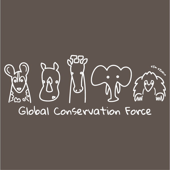 Help Us Save More Rhino, Giraffe, Elephants, Pangolin, & African Painted Dogs In 2021! shirt design - zoomed